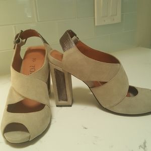 High hills shoes Olivia Grey